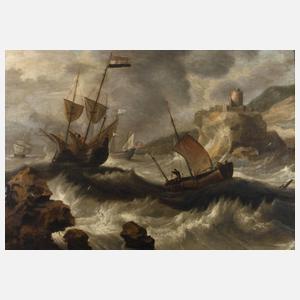 Schiffsbild in der Art des Bonaventura Peeters des Älteren