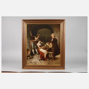 J. Arlet, Weinkellerszene