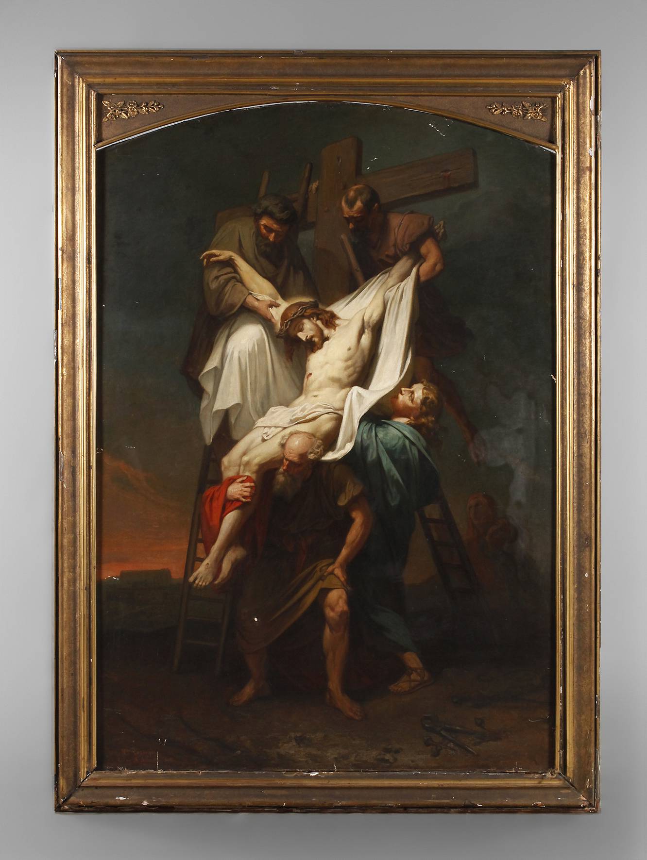 Anders Monsen Askevold, Kreuzabnahme nach Lazerges