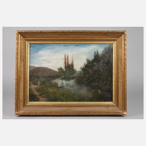 Ida Braubach, ”Partie an der Lahn”