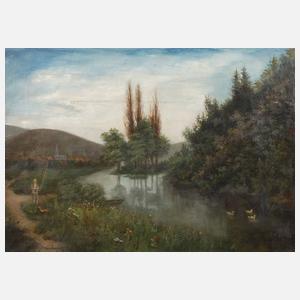 Ida Braubach, ”Partie an der Lahn”
