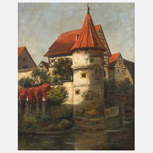 P. Busse-Scheiffele, Fachwerkstadt am Fluss