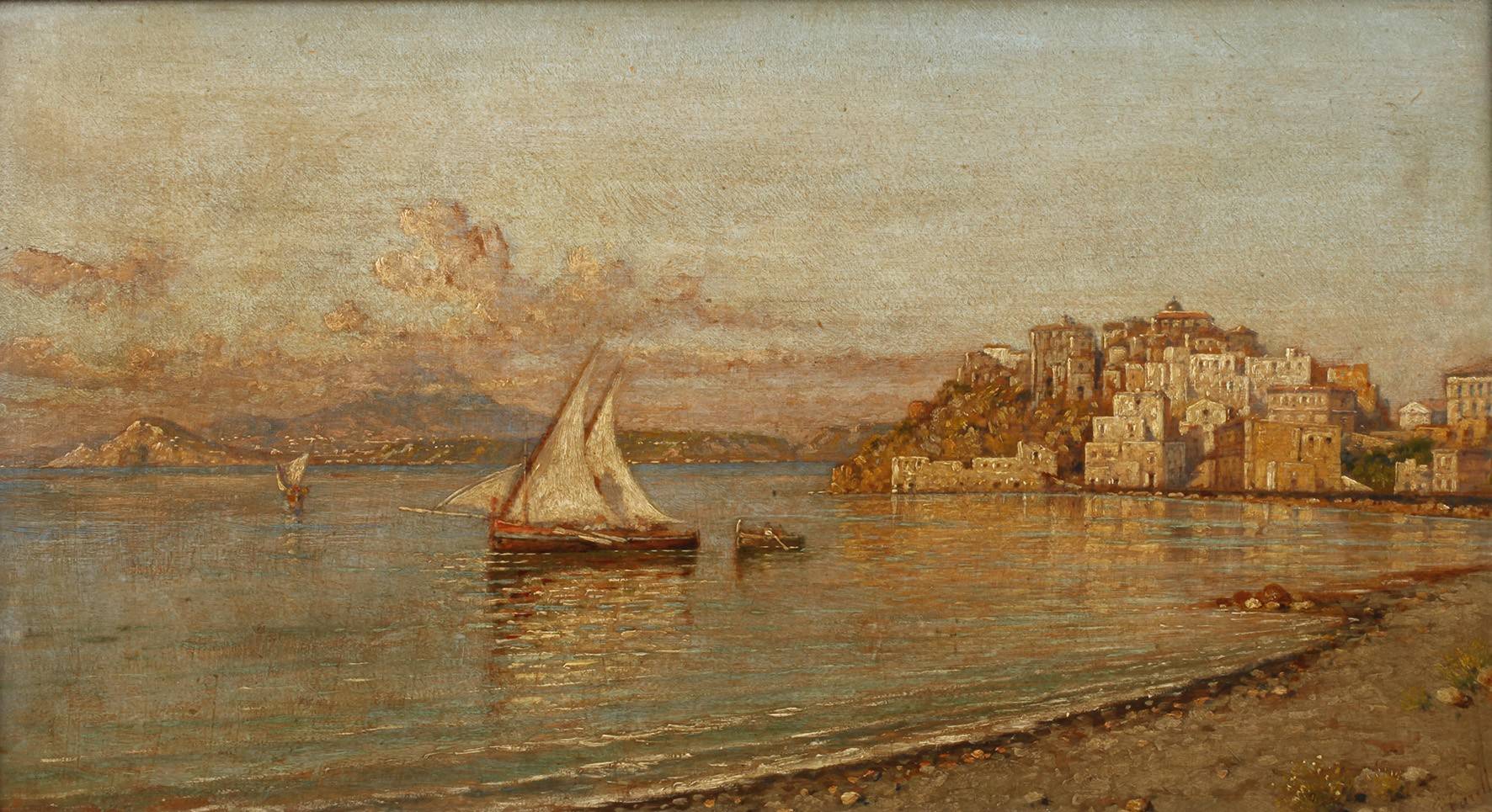 Giuseppe Carelli, Fischerboot vor Pozzuoli
