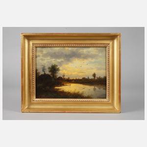 Prof. Louis Douzette, Abenddämmerung am Bodden