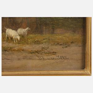 Bartholomeus Johannes van Hove, Die Postkutsche vor Delft