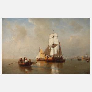 Julius Huth, Auf Reede