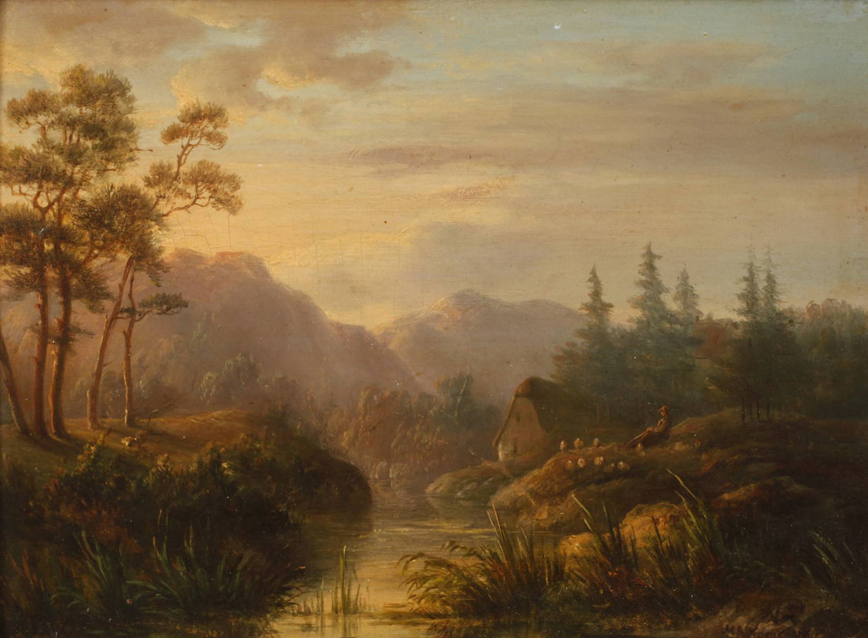 Marinus Adrianus Koekkoek, Abendfriede