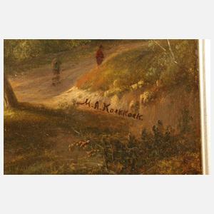 Marinus Adrianus Koekkoek, Abendlandschaft