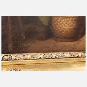 Marie Leonhardi, Mutter mit Kindern im Kücheninterieur