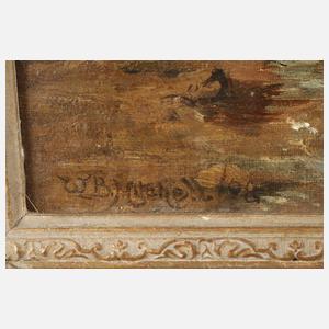 William B. Mitchell, Maler in Sommerlandschaft