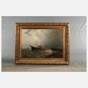 Ernst Penning, Dampfschiff im Sturm