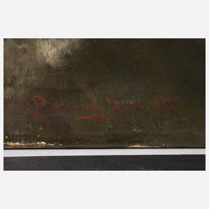 Ernst Penning, Dampfschiff im Sturm