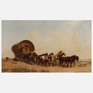 Johann Erdmann Gottlieb Prestel, Elfspänner in der Puszta