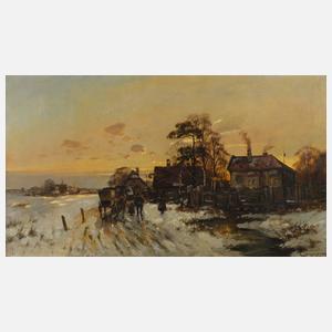 C. Sänger, Winterliche Landstraße