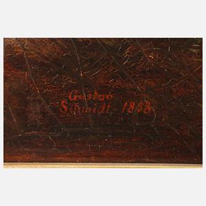 Gustav Schmidt, Idyll im Pferdestall