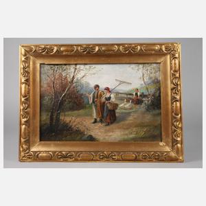 B. Szalai, Ungarisches Bauernpaar