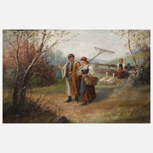 B. Szalai, Ungarisches Bauernpaar