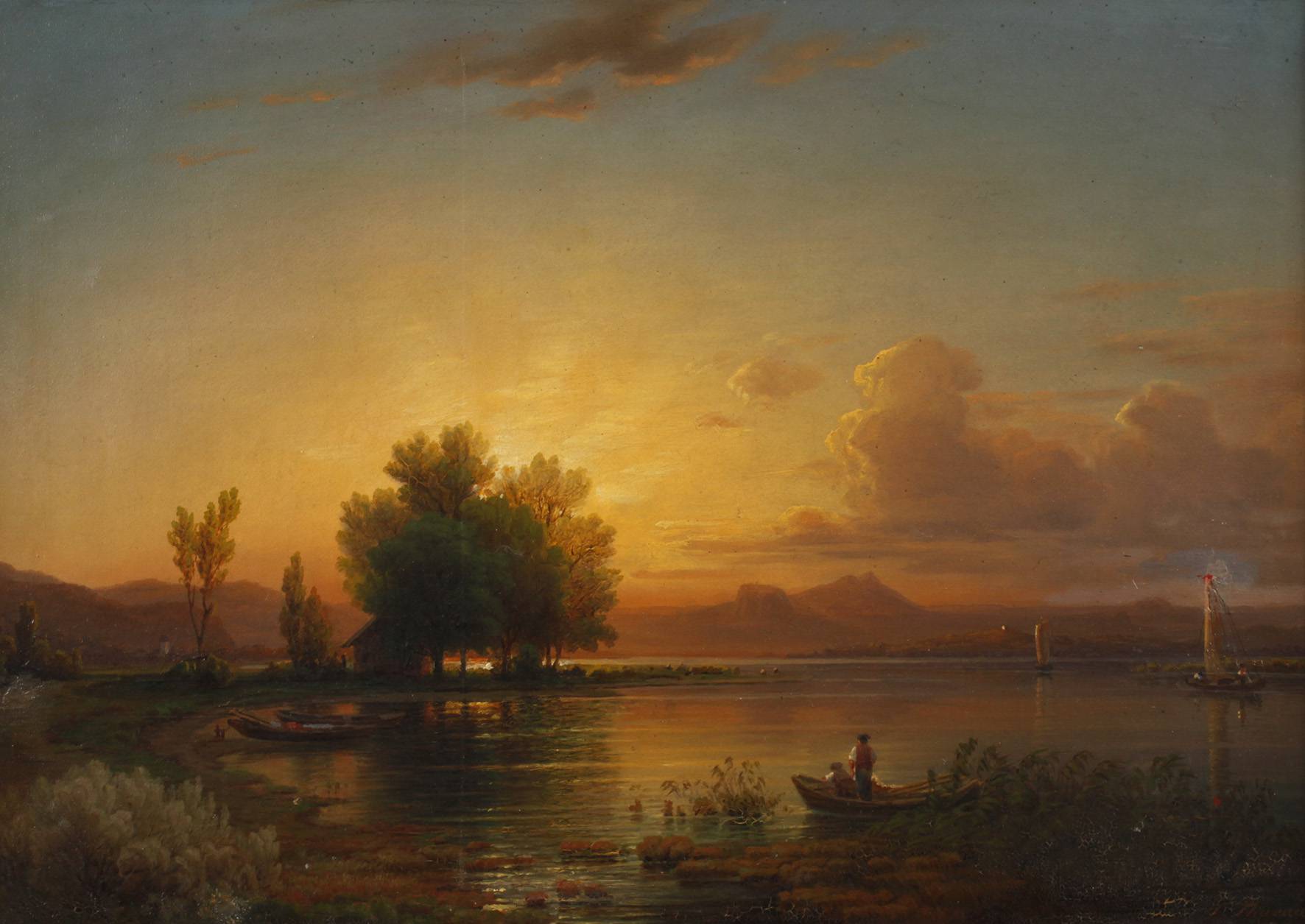 Friedrich Thurau, Romantische Bodenseelandschaft