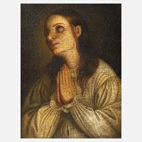 Betende junge Frau111