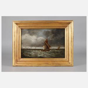 Fischfang bei aufziehendem Sturm