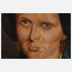 Biedermeier-Damenportrait um 1830