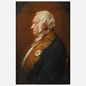 Miniaturportrait in Galauniform