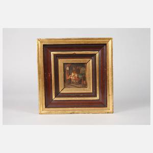 Miniaturgemälde Mutterglück