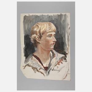 Walter Artus, drei Portraitstudien