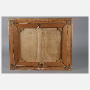 K. A. Bauer, Hase in Winterlandschaft