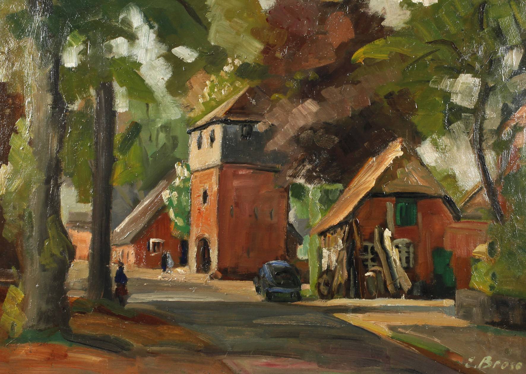 Emil Brose, Glockenturm von Wardenburg