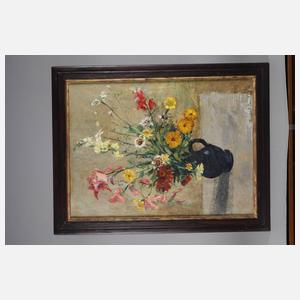 Siegfried Donndorf, ”Blumenstrauß in blauer Vase”