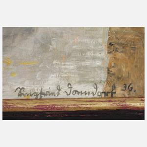 Siegfried Donndorf, ”Blumenstrauß in blauer Vase”