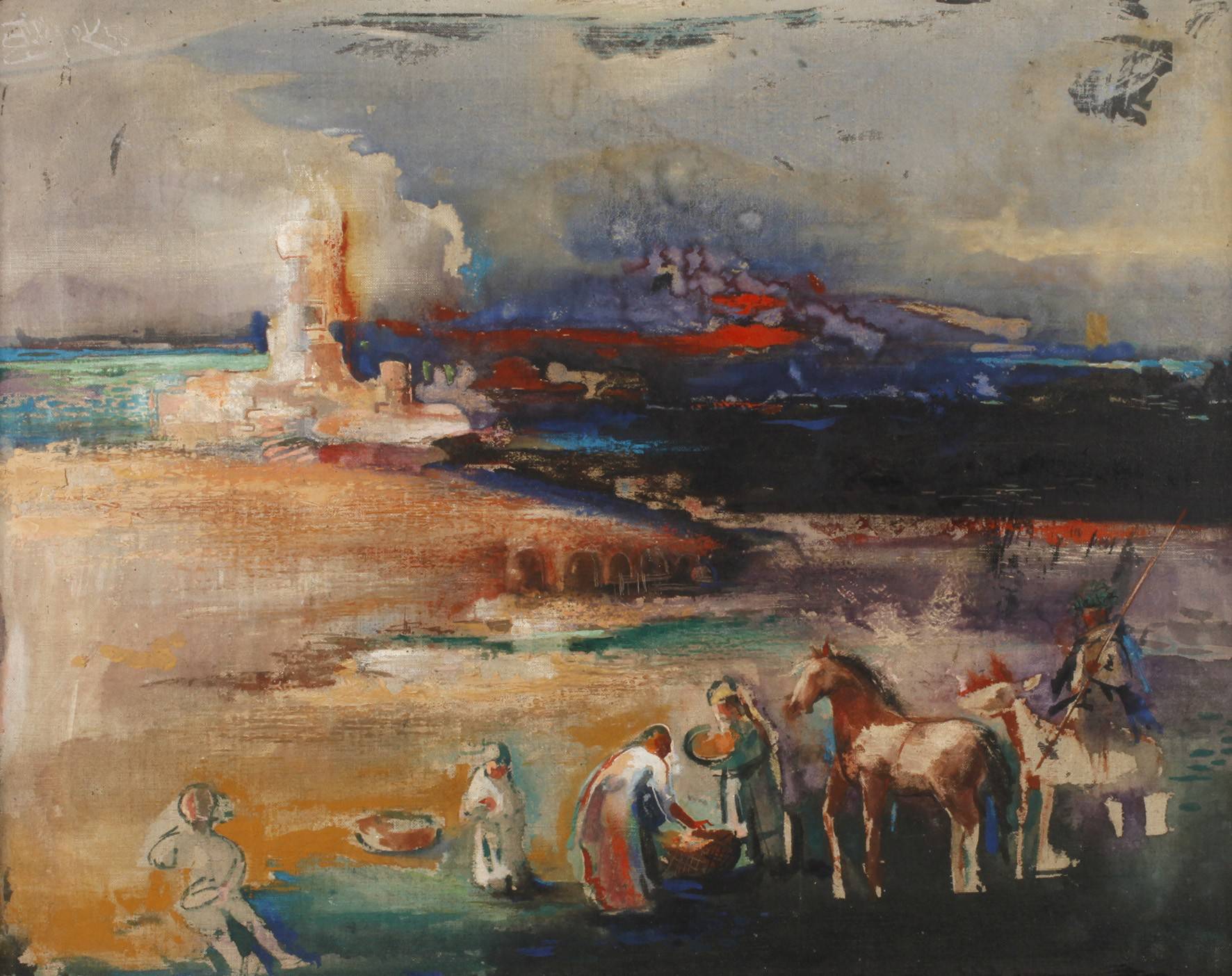 Filipek, Figuren am Strand