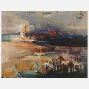 Filipek, Figuren am Strand