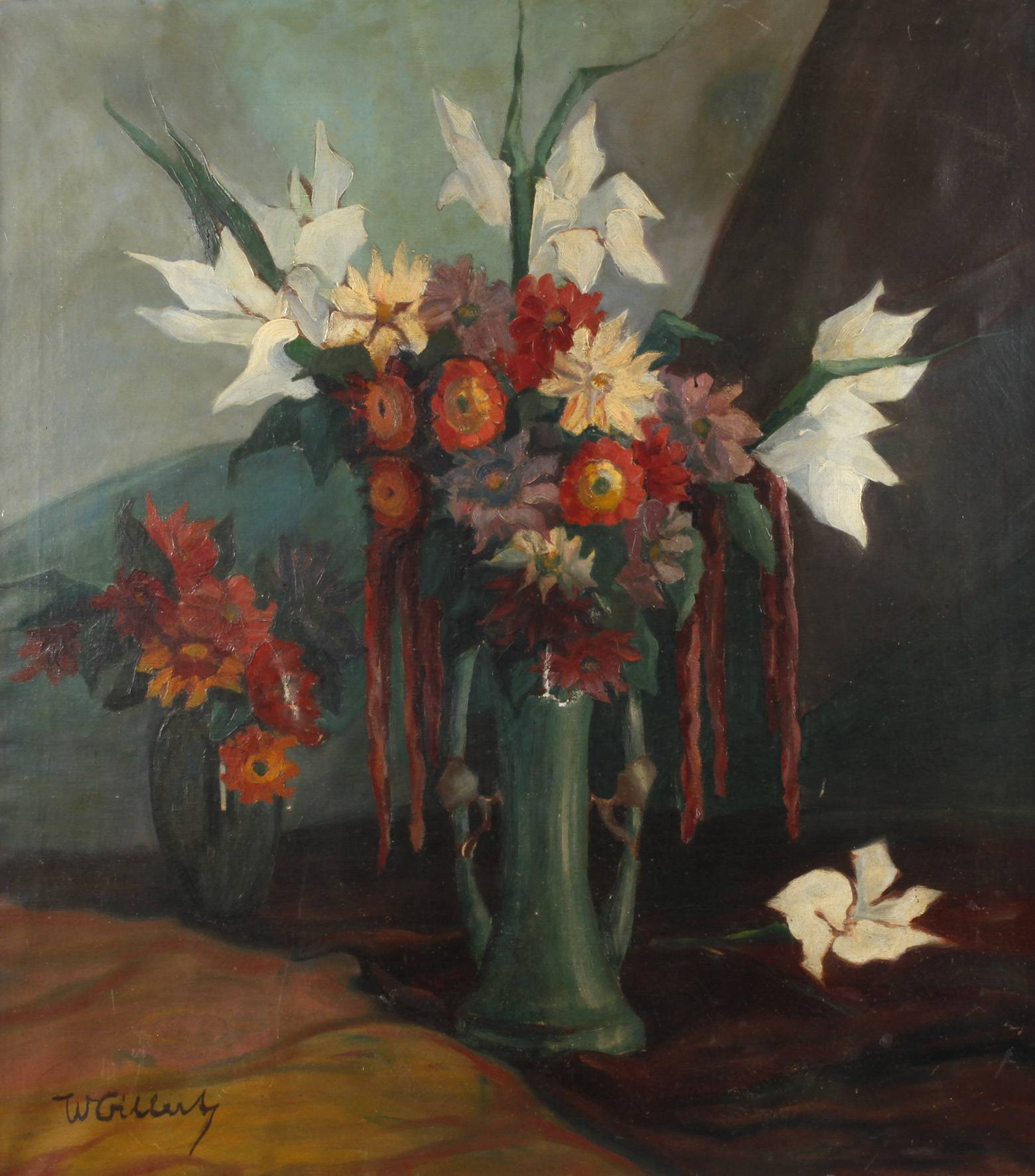 W. Gillerts, Blumenstillleben