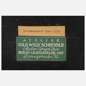 Carl Hachez, Stadt im Winter