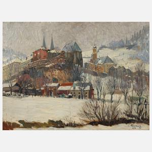 Carl Hachez, Stadt im Winter