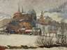Carl Hachez, Stadt im Winter