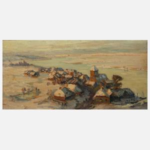 Hans Hartig, Ostpommersche Landschaft im Winter