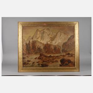 Franz Hofstötter, Herbstliche Hochgebirgslandschaft