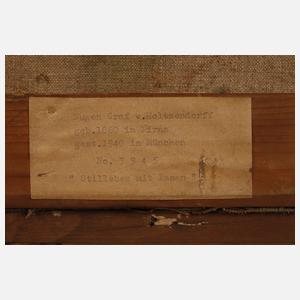 Egon Graf von Holtzendorff, attr., ”Stillleben mit Fasan”