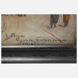 Egon Itta, Markttreiben an der Porta Capuana in Neapel