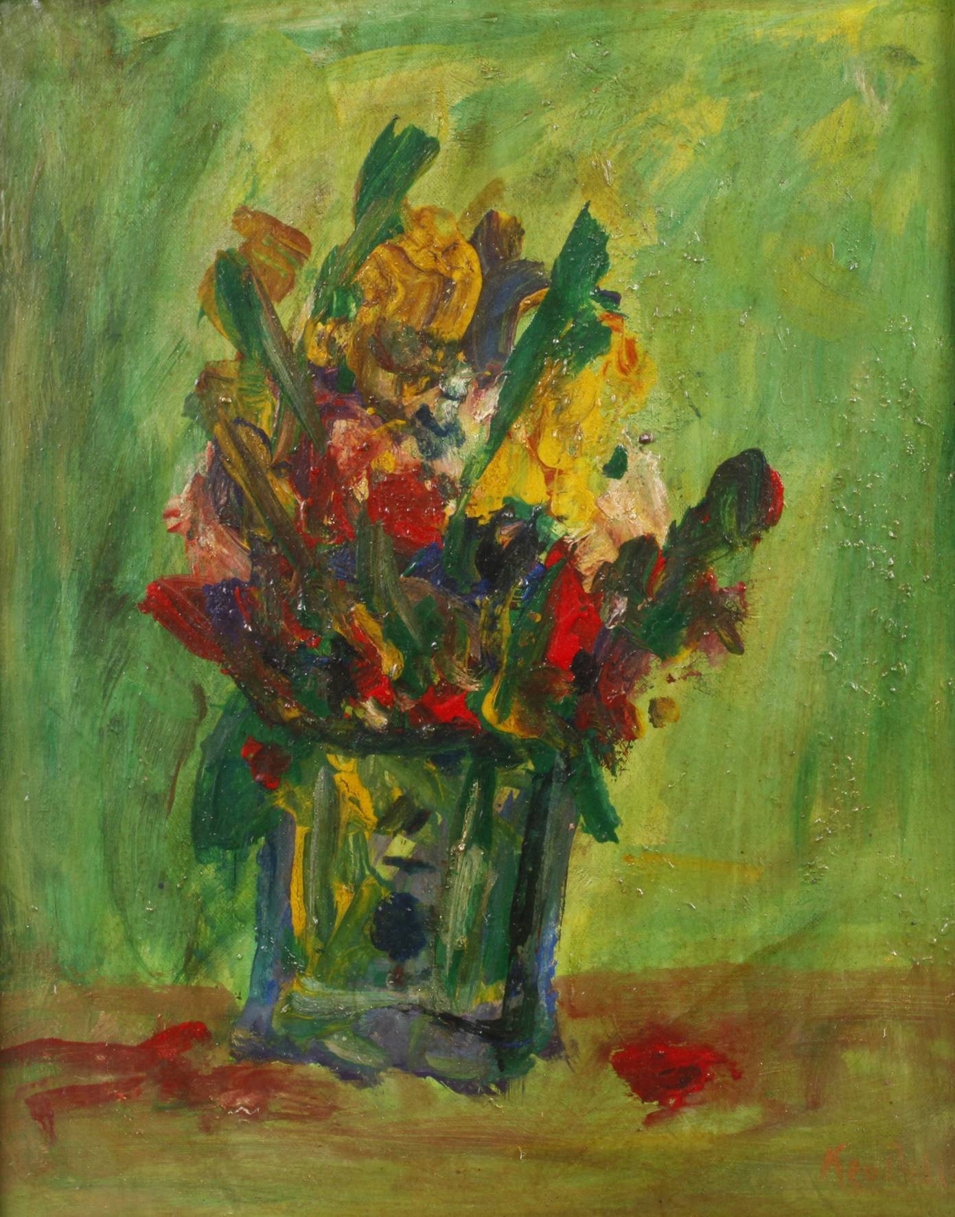 Kurt von Keudell, Blumenstillleben