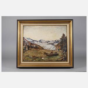 Ernst Kolbe, Taschachferner im Pitztal