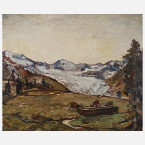 Ernst Kolbe, Taschachferner im Pitztal