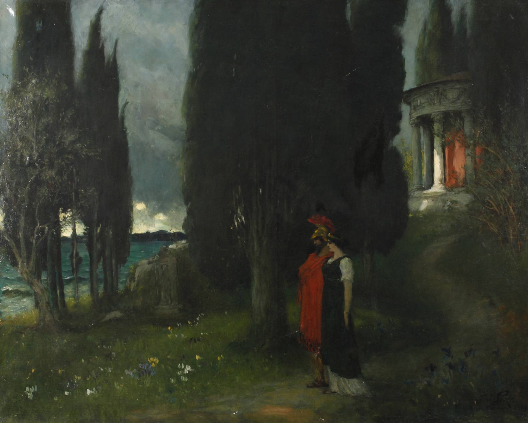 Ferdinand Leeke, In Arkadien