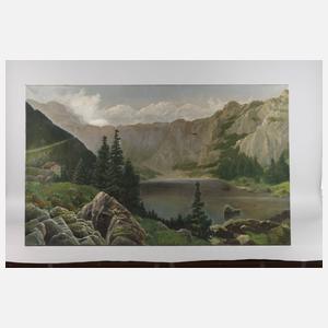 R. Lühring, Bergsee in den Alpen