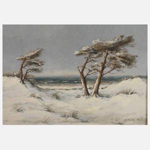 Gerhard Lukas-Larsen, Ostseestrand im Winter