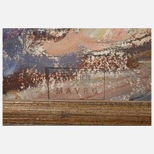 Mania Mavro, attr., Kauernder Damenakt