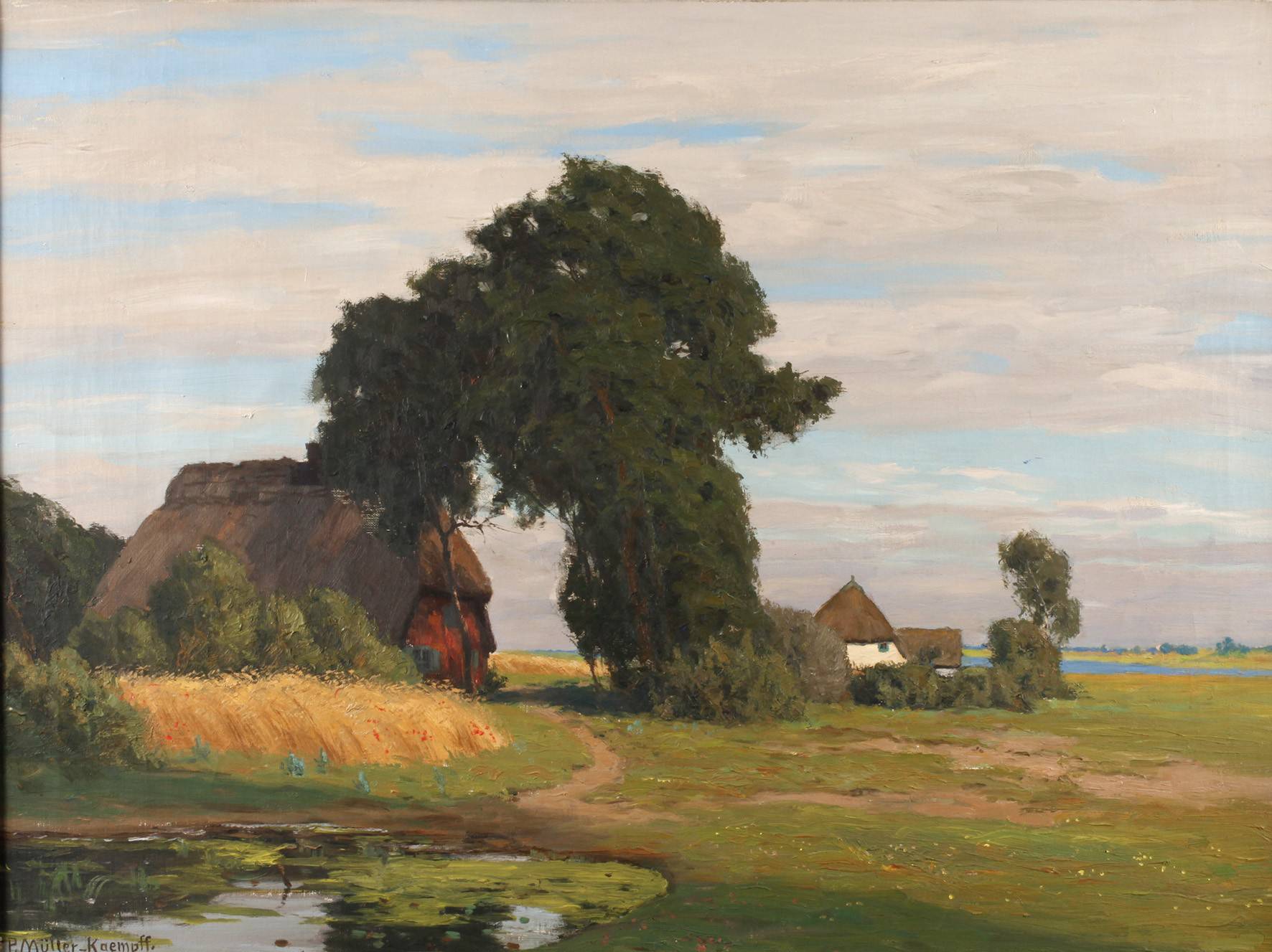 Prof. Paul Müller-Kaempff, Norddeutsche Sommerlandschaft